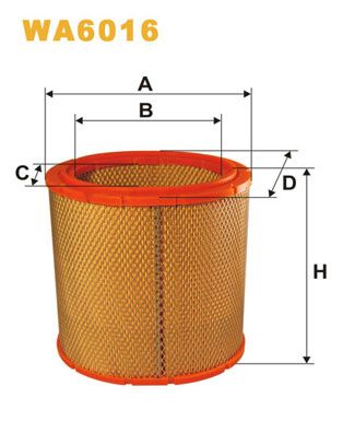 WIX FILTERS Õhufilter WA6016